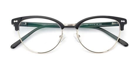 browline cat eye glasses